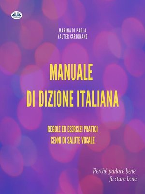 cover image of Manuale di Dizione Italiana